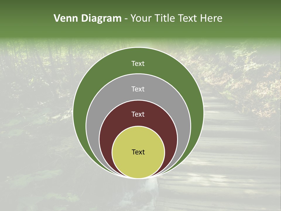 Fantasy Countryside Leaf PowerPoint Template