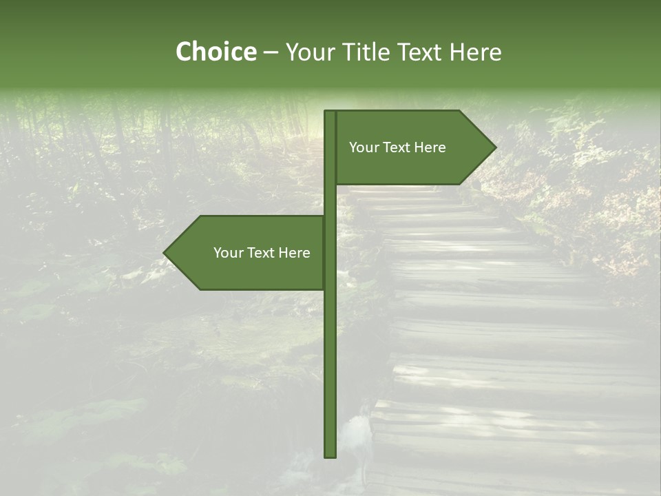 Fantasy Countryside Leaf PowerPoint Template