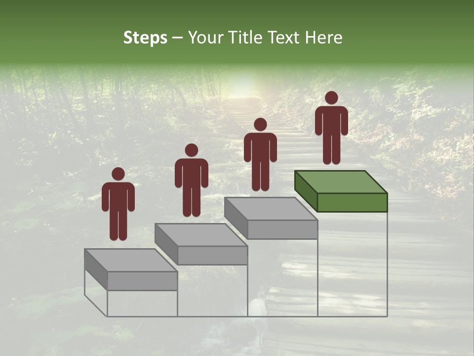 Fantasy Countryside Leaf PowerPoint Template