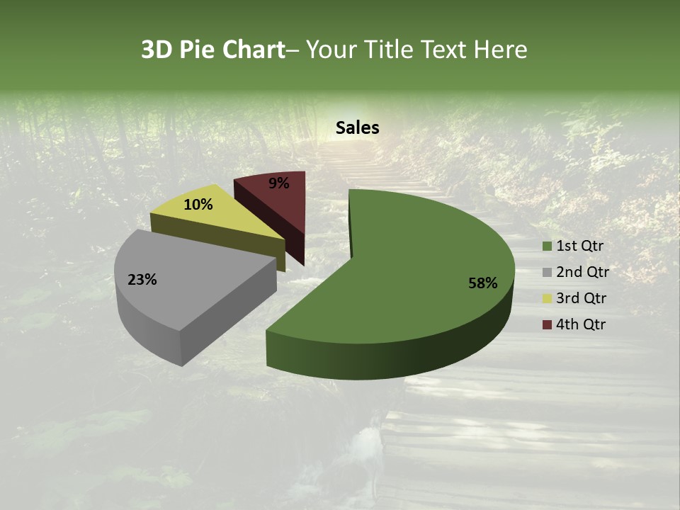 Fantasy Countryside Leaf PowerPoint Template