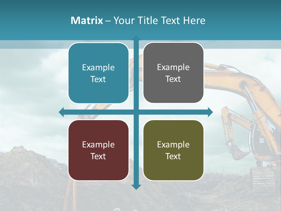Equipment Construction Heavy PowerPoint Template