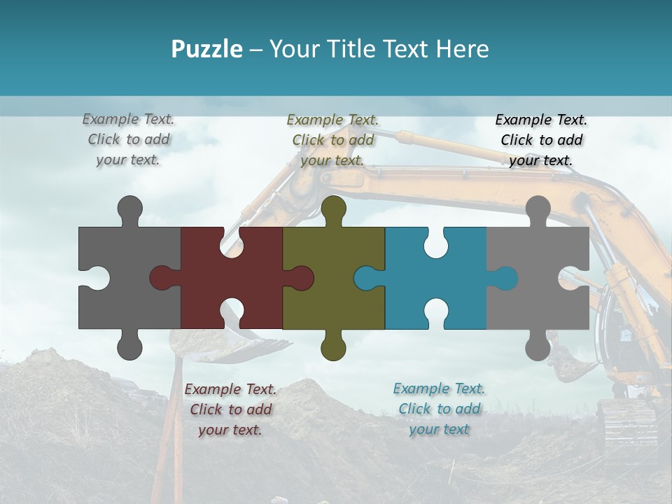 Equipment Construction Heavy PowerPoint Template