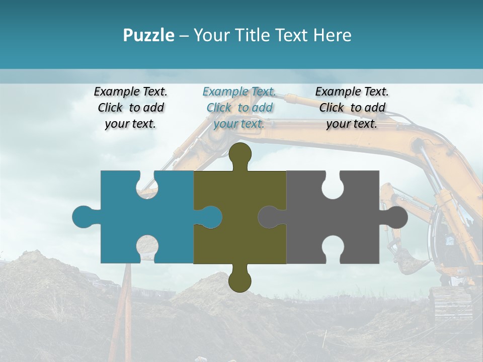 Equipment Construction Heavy PowerPoint Template