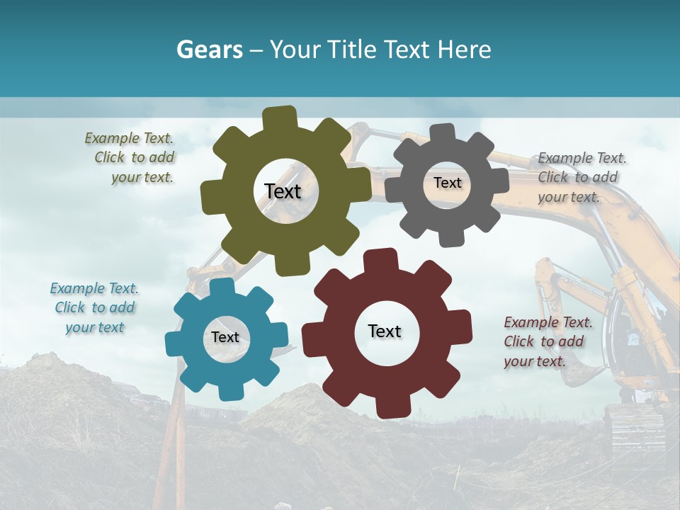 Equipment Construction Heavy PowerPoint Template