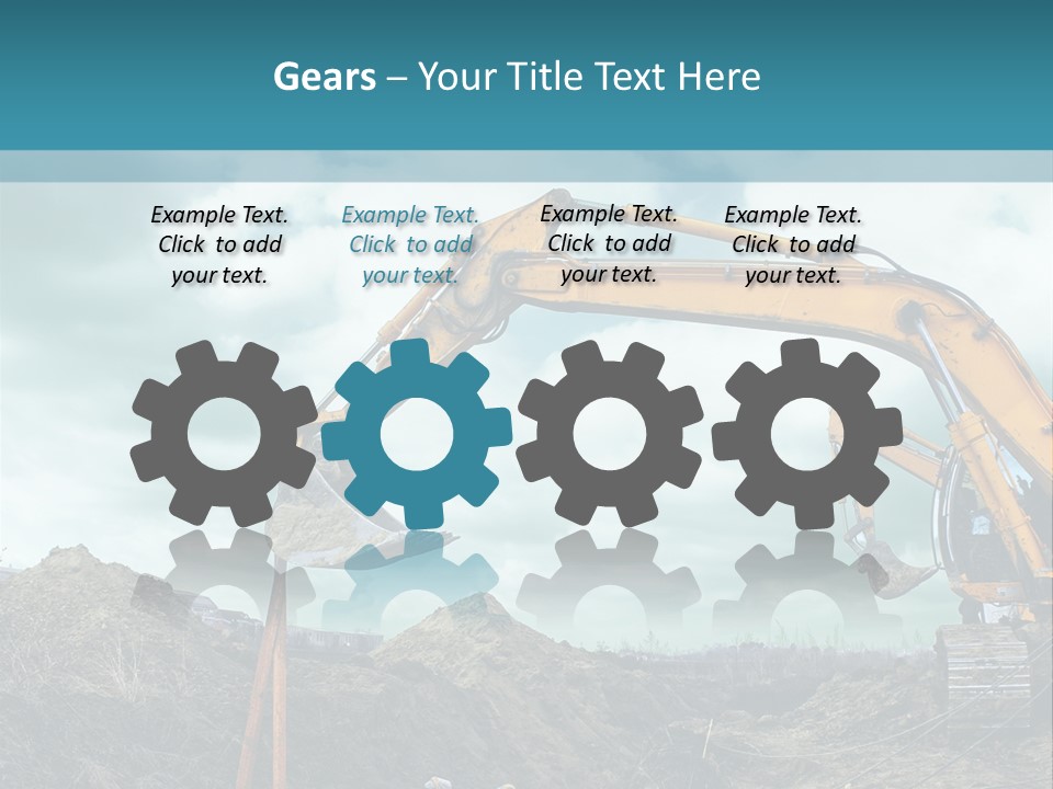 Equipment Construction Heavy PowerPoint Template