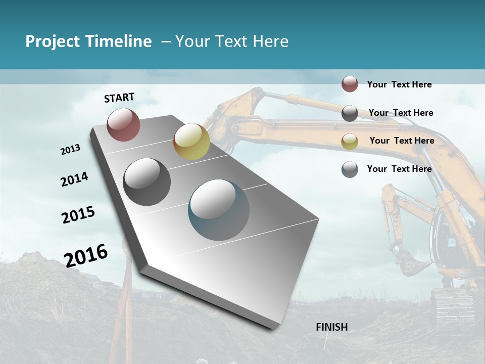 Equipment Construction Heavy PowerPoint Template