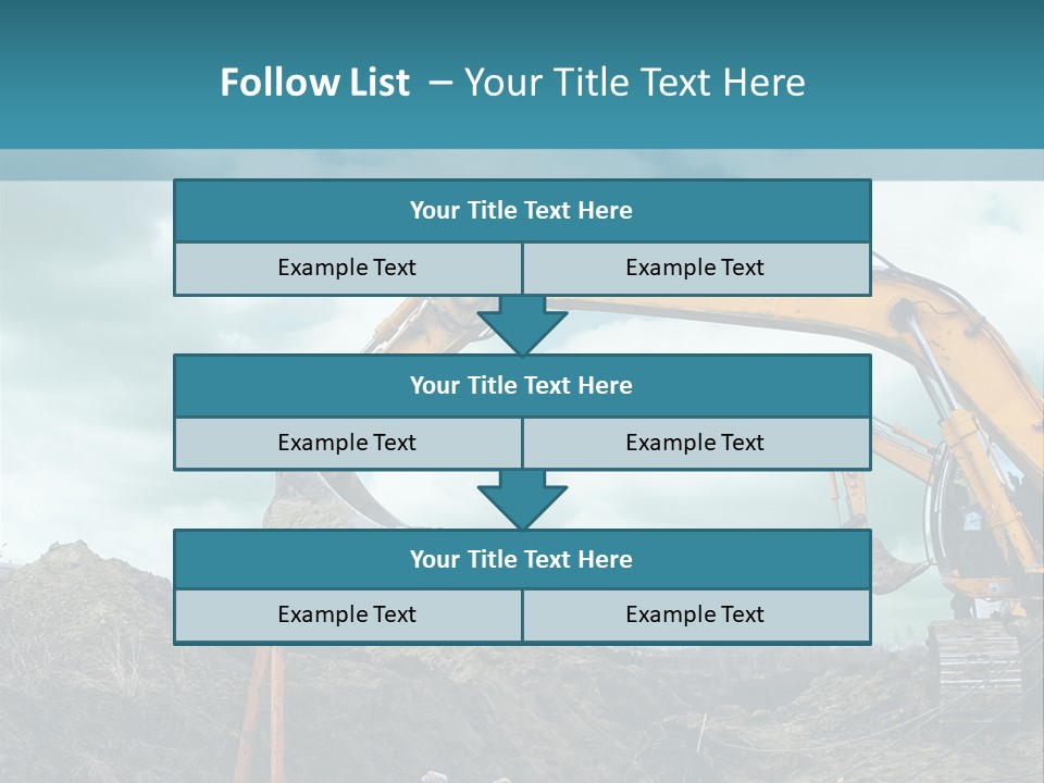 Equipment Construction Heavy PowerPoint Template