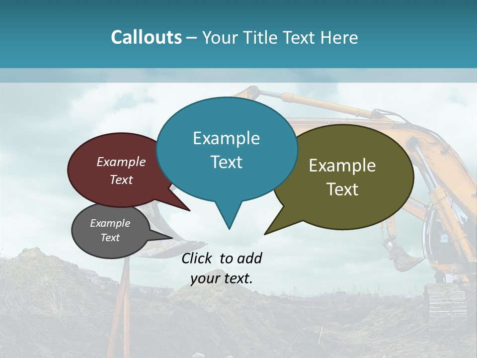 Equipment Construction Heavy PowerPoint Template
