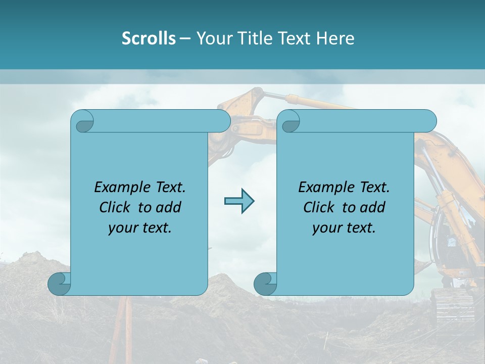 Equipment Construction Heavy PowerPoint Template