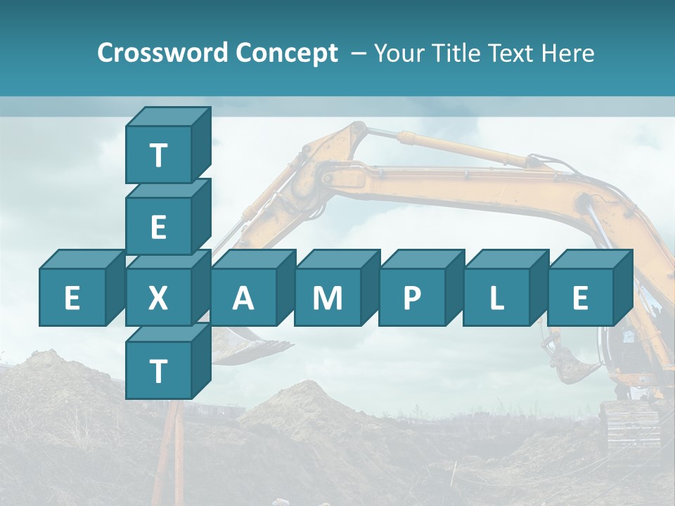 Equipment Construction Heavy PowerPoint Template