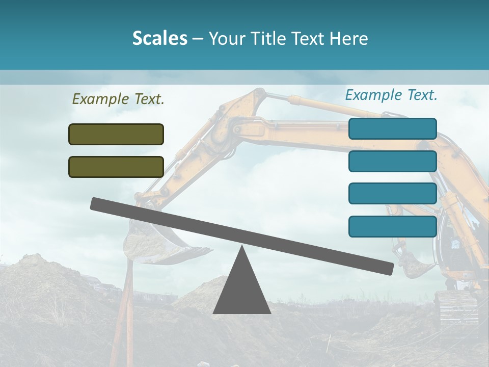 Equipment Construction Heavy PowerPoint Template