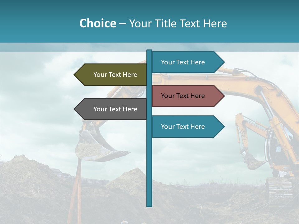 Equipment Construction Heavy PowerPoint Template