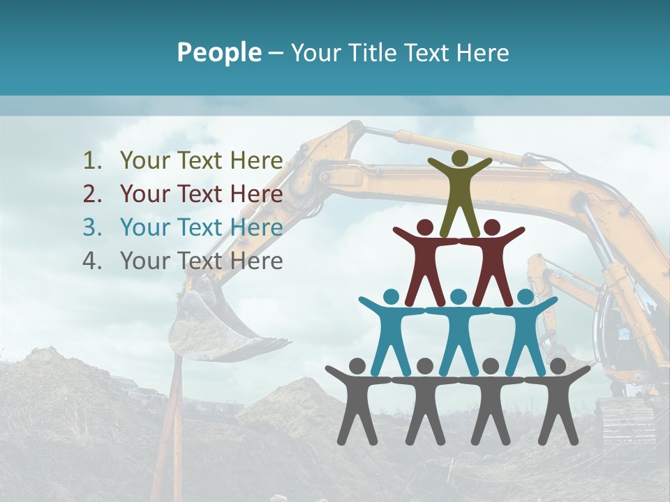 Equipment Construction Heavy PowerPoint Template