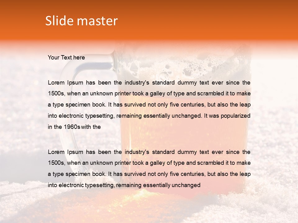 Liquid Food Beverage PowerPoint Template