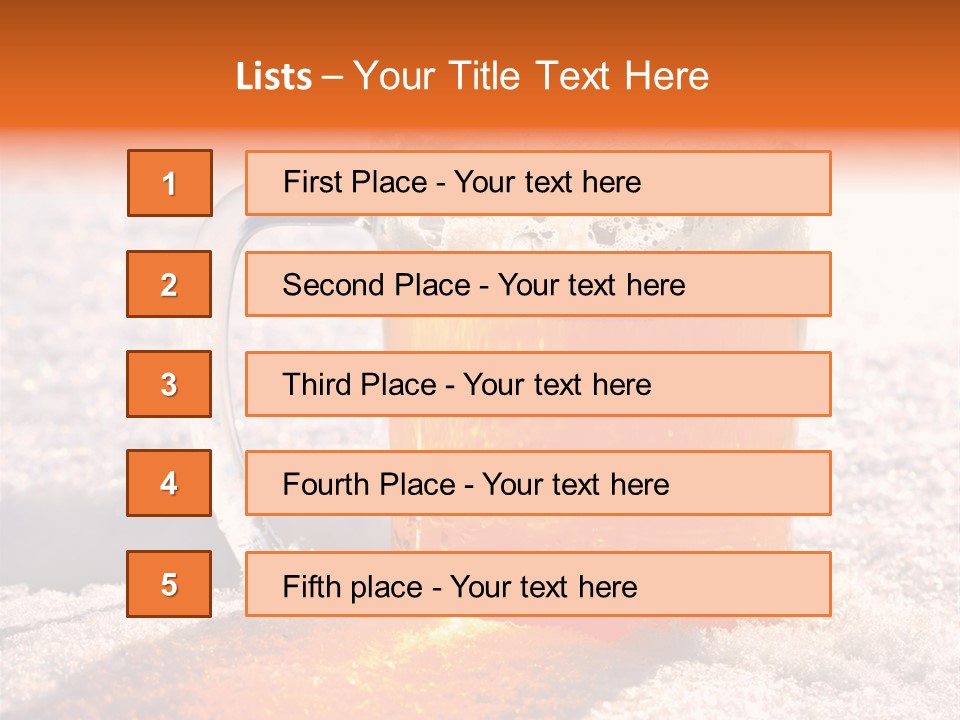 Liquid Food Beverage PowerPoint Template