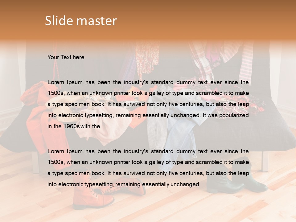 Welldressed Wardrobe Casual PowerPoint Template