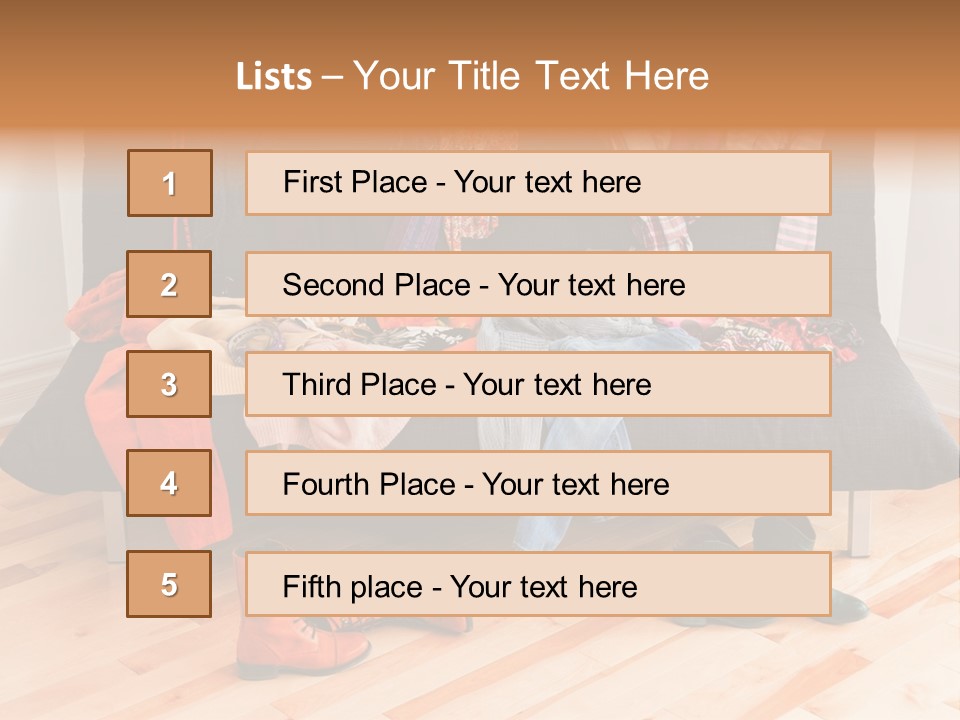 Welldressed Wardrobe Casual PowerPoint Template