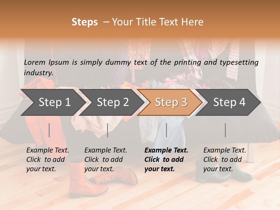 Welldressed Wardrobe Casual PowerPoint Template
