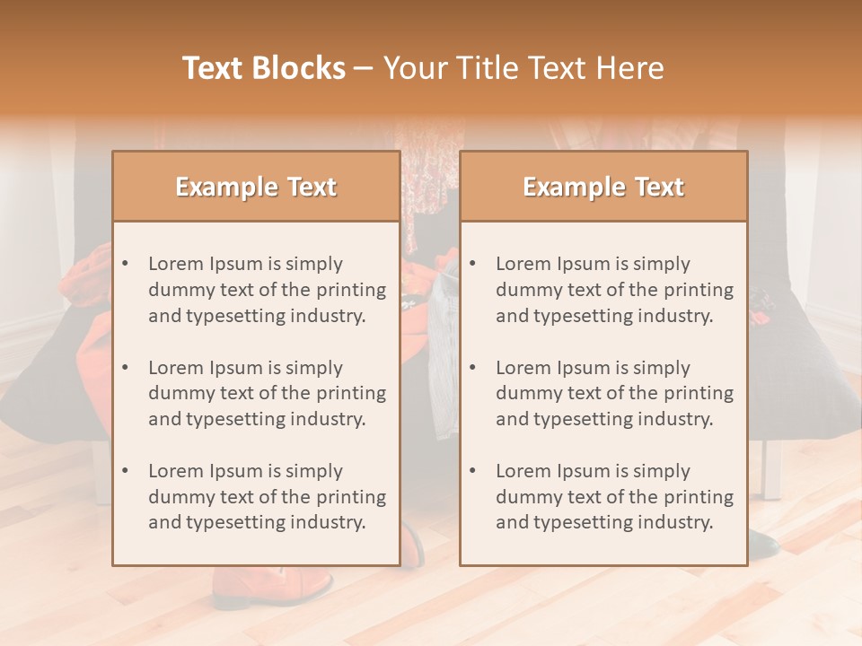 Welldressed Wardrobe Casual PowerPoint Template