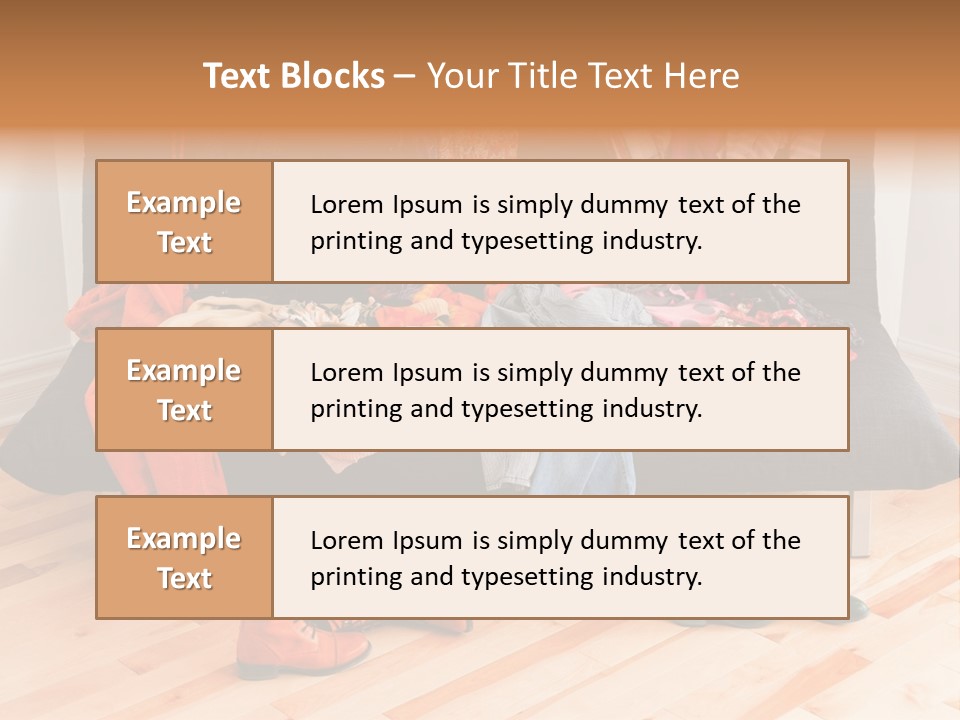 Welldressed Wardrobe Casual PowerPoint Template