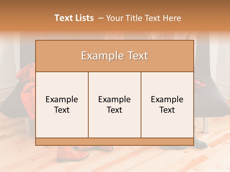 Welldressed Wardrobe Casual PowerPoint Template