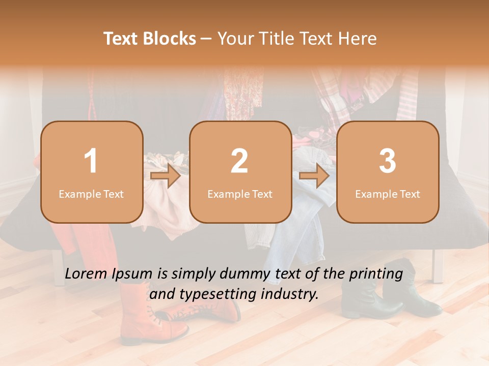 Welldressed Wardrobe Casual PowerPoint Template