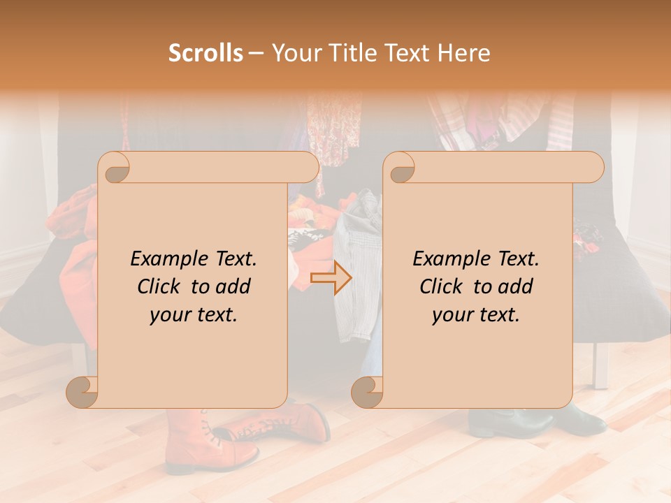 Welldressed Wardrobe Casual PowerPoint Template