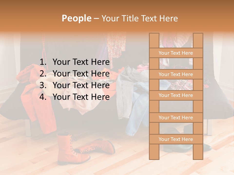 Welldressed Wardrobe Casual PowerPoint Template