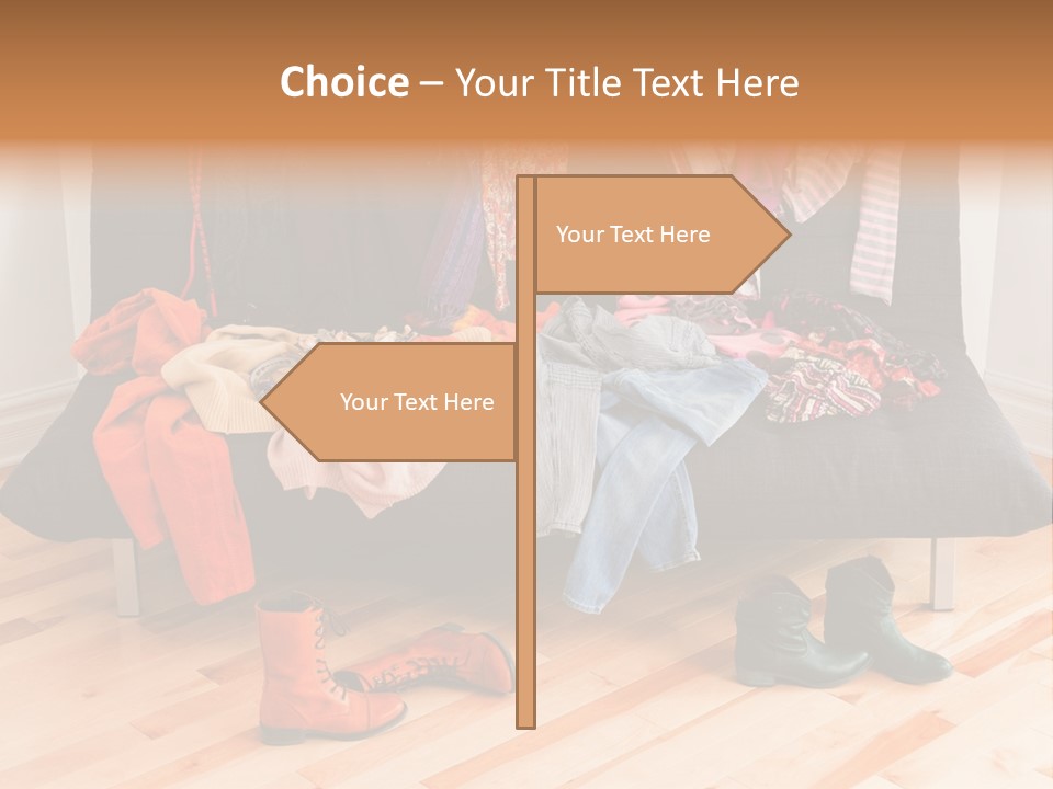 Welldressed Wardrobe Casual PowerPoint Template