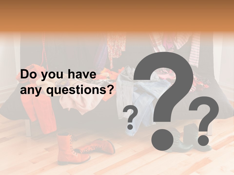 Welldressed Wardrobe Casual PowerPoint Template