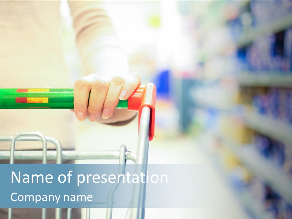 Buying Buyer Shopper PowerPoint Template