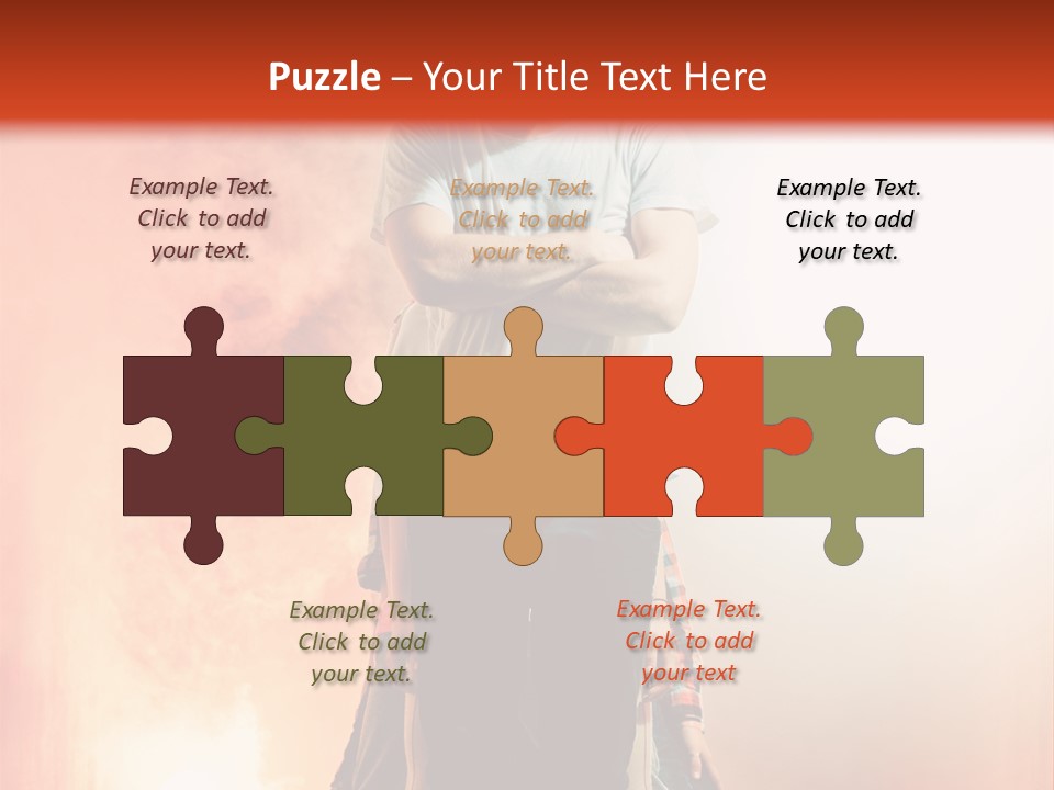 Beautiful Man Expression PowerPoint Template