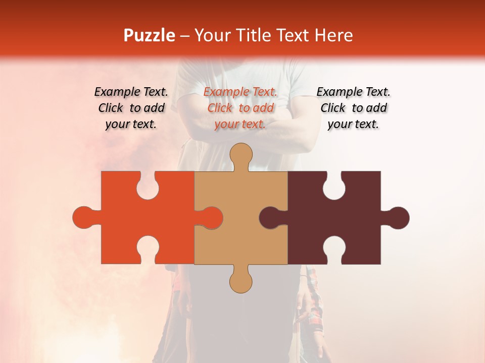 Beautiful Man Expression PowerPoint Template