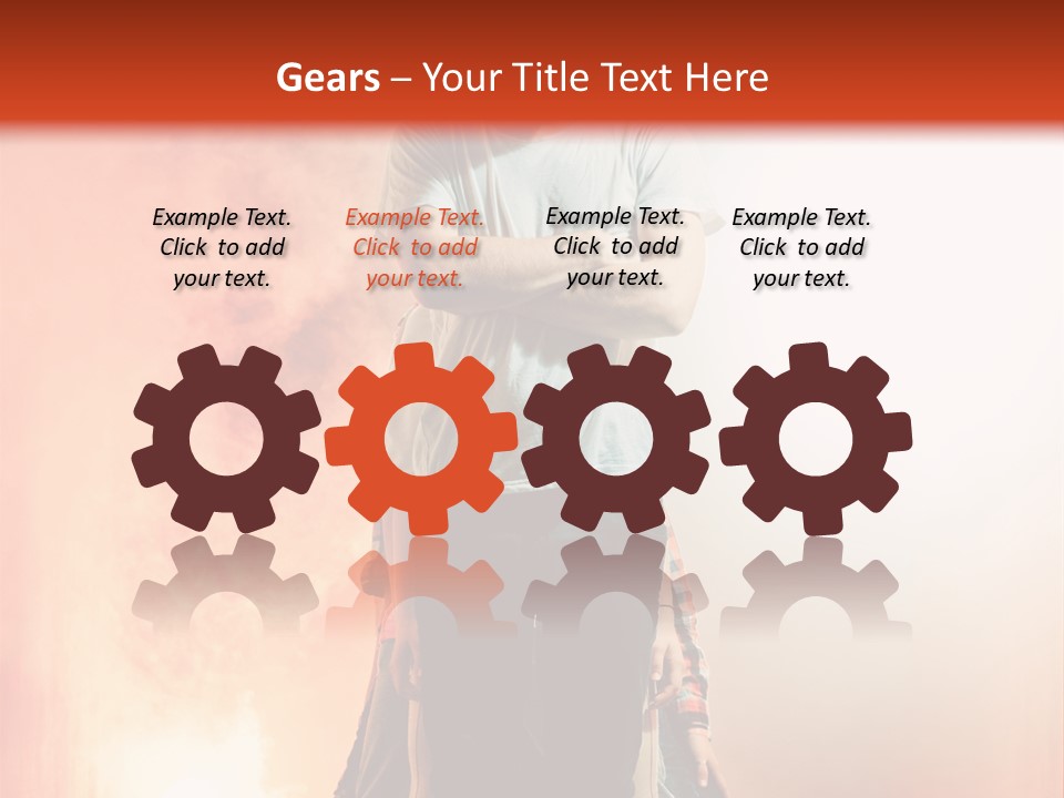 Beautiful Man Expression PowerPoint Template