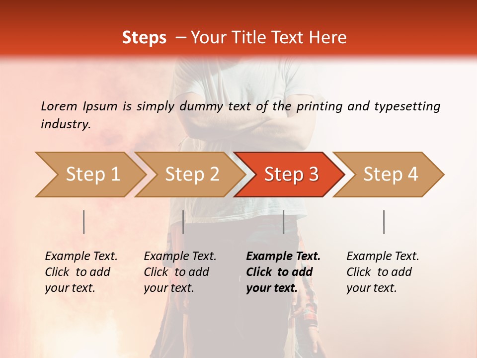 Beautiful Man Expression PowerPoint Template