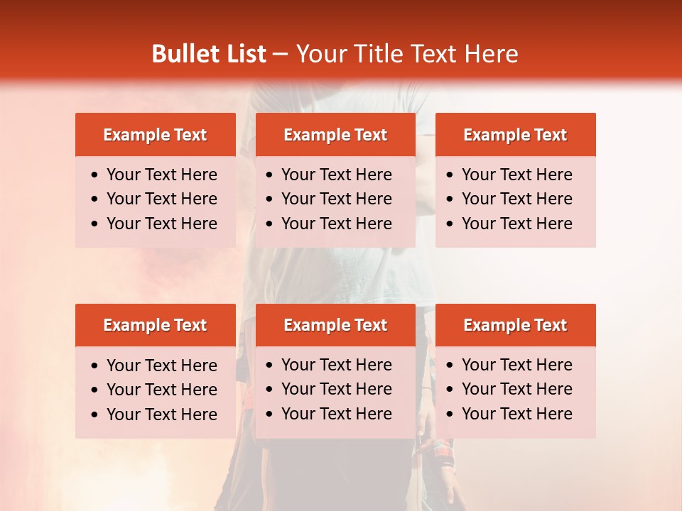 Beautiful Man Expression PowerPoint Template