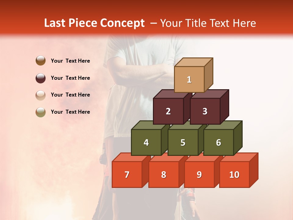 Beautiful Man Expression PowerPoint Template