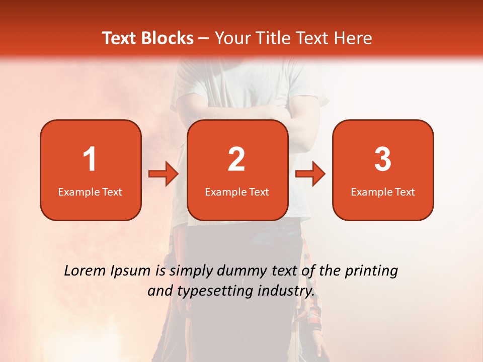 Beautiful Man Expression PowerPoint Template