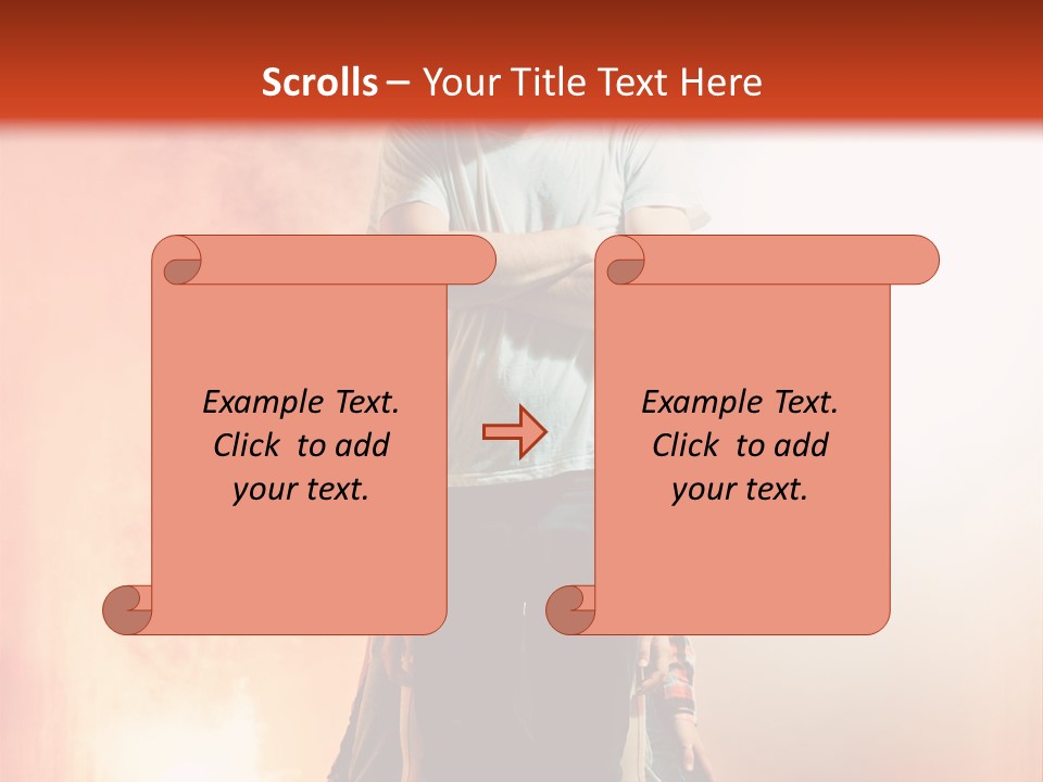 Beautiful Man Expression PowerPoint Template