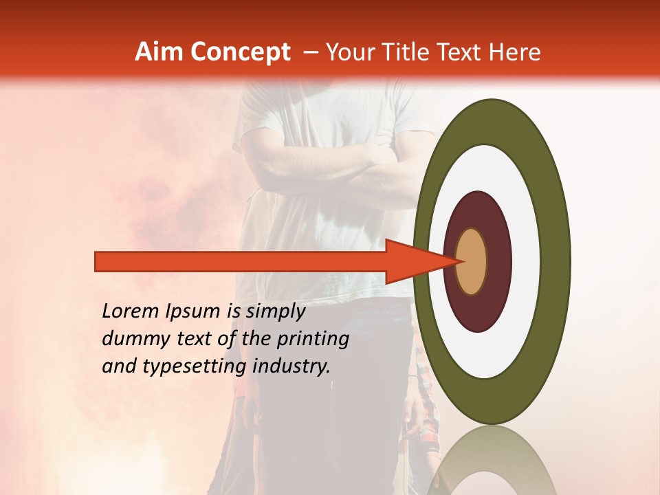 Beautiful Man Expression PowerPoint Template