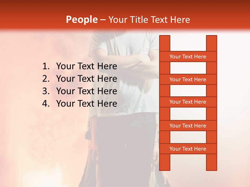 Beautiful Man Expression PowerPoint Template