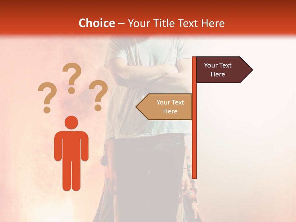 Beautiful Man Expression PowerPoint Template
