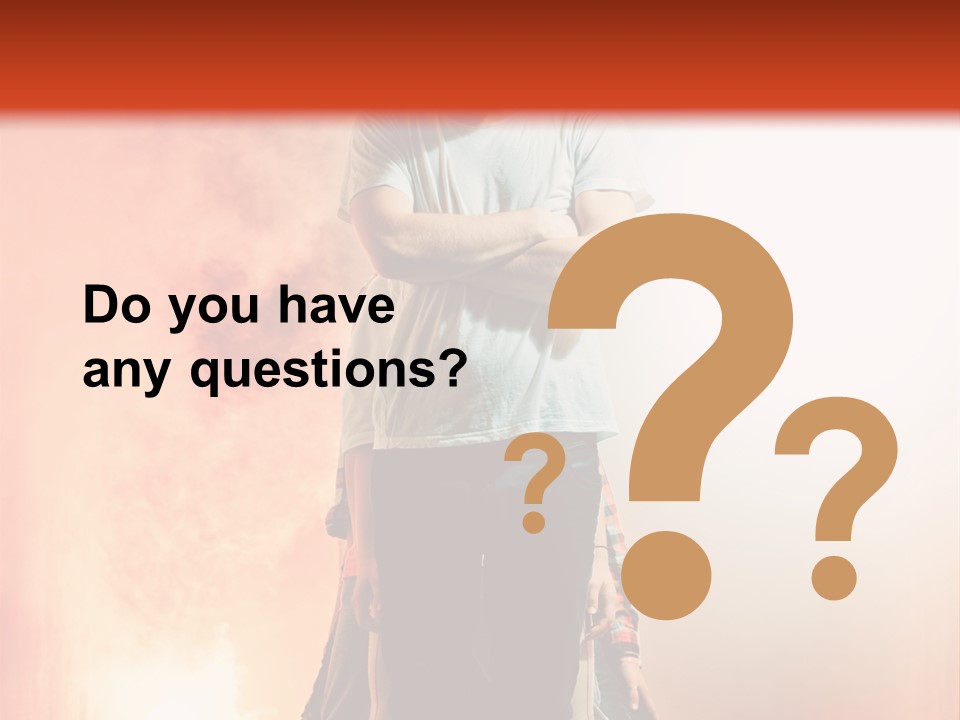 Beautiful Man Expression PowerPoint Template