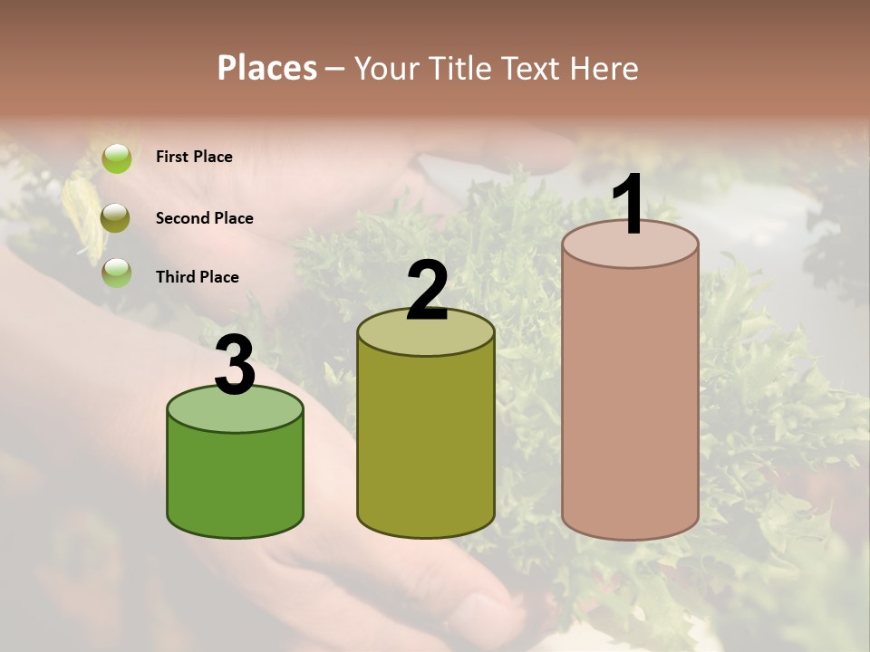 Color Green Plastic PowerPoint Template