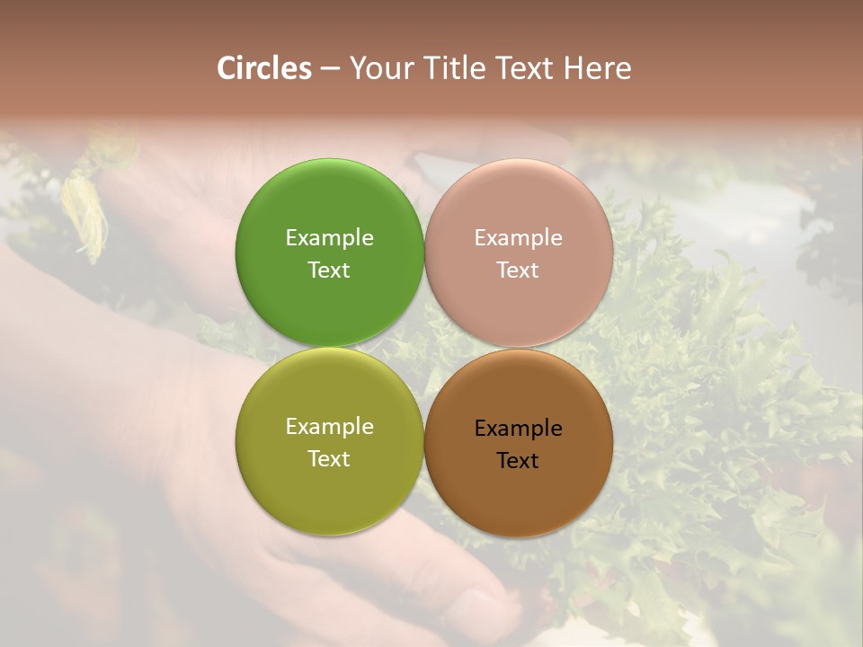 Color Green Plastic PowerPoint Template