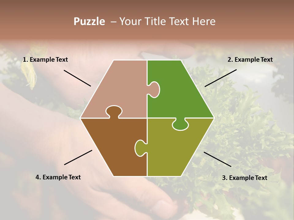 Color Green Plastic PowerPoint Template