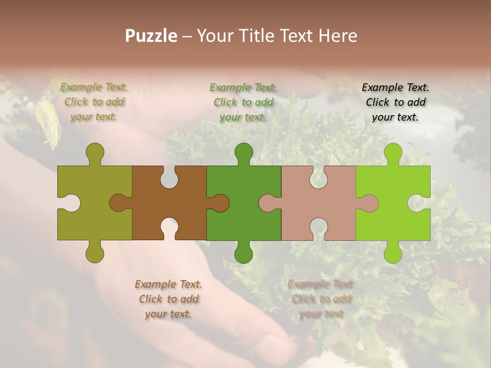 Color Green Plastic PowerPoint Template