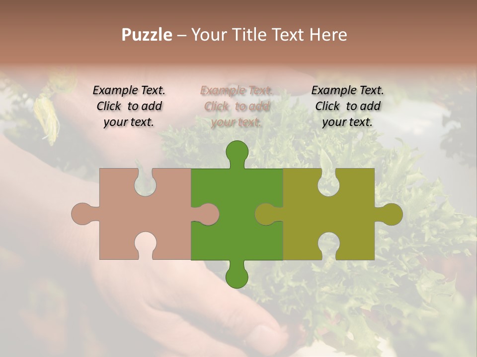 Color Green Plastic PowerPoint Template