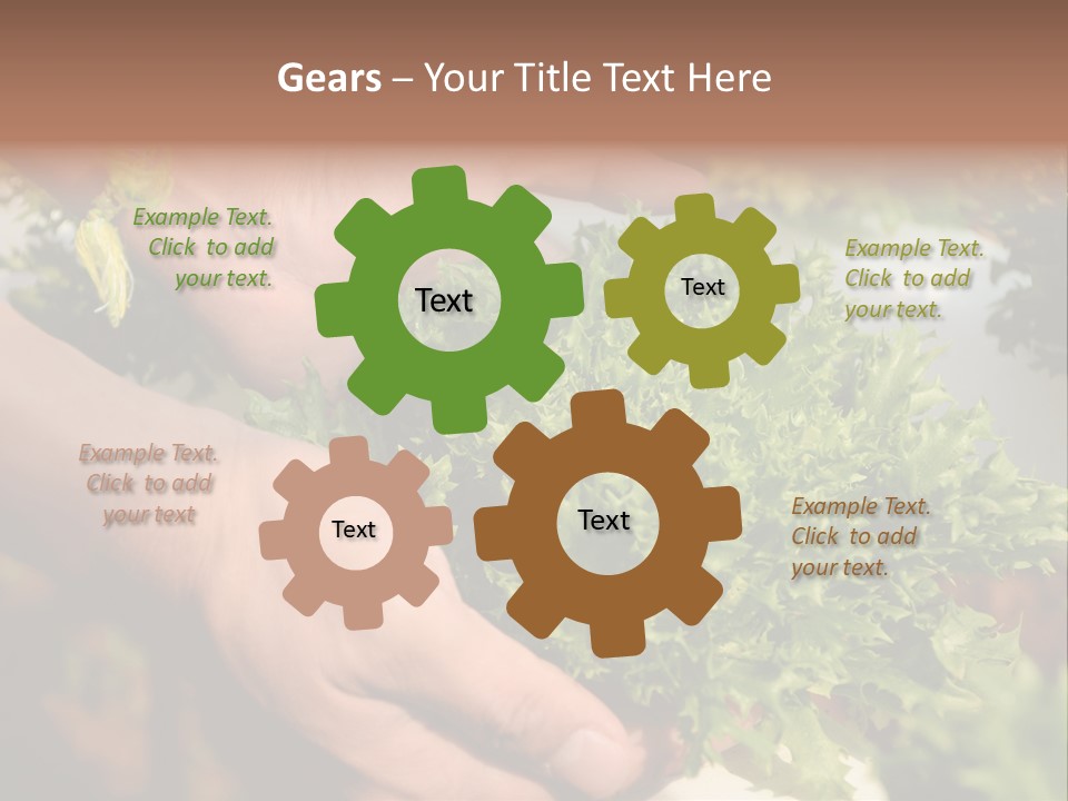 Color Green Plastic PowerPoint Template