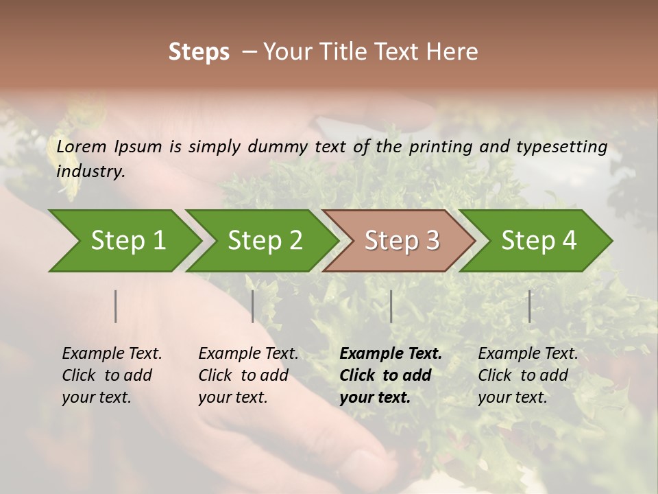 Color Green Plastic PowerPoint Template